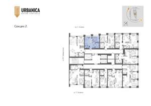 2-к квартира, вторичка, 32м2, 21/32 этаж