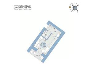 Студия квартира, вторичка, 25м2, 14/20 этаж