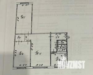 3-к квартира, вторичка, 58м2, 1/5 этаж