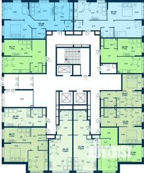 1-к квартира, вторичка, 35м2, 1/24 этаж