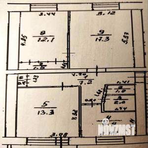 3-к квартира, вторичка, 61м2, 4/5 этаж