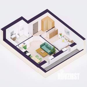 2-к квартира, вторичка, 43м2, 14/20 этаж