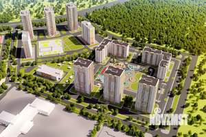 2-к квартира, строящийся дом, 54м2, 13/25 этаж
