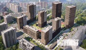 Студия квартира, сданный дом, 62м2, 10/23 этаж