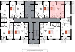 2-к квартира, вторичка, 45м2, 1/8 этаж