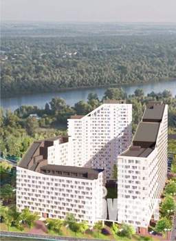 1-к квартира, строящийся дом, 40м2, 19/24 этаж