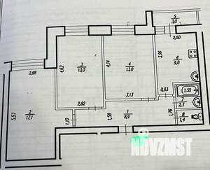 3-к квартира, вторичка, 65м2, 1/9 этаж