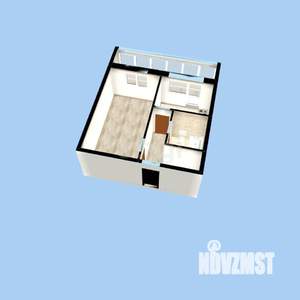 1-к квартира, вторичка, 39м2, 1/10 этаж