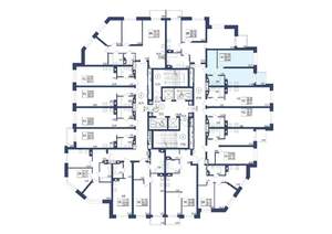 1-к квартира, вторичка, 40м2, 30/34 этаж