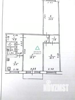 3-к квартира, вторичка, 61м2, 4/5 этаж