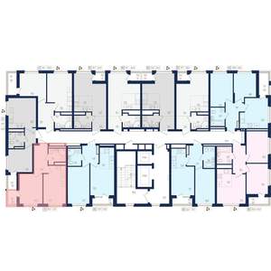 1-к квартира, вторичка, 33м2, 12/22 этаж