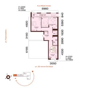 3-к квартира, вторичка, 77м2, 11/11 этаж