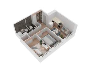 2-к квартира, вторичка, 67м2, 2/18 этаж