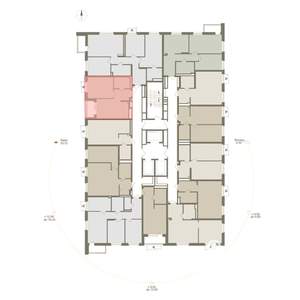 1-к квартира, вторичка, 41м2, 2/25 этаж