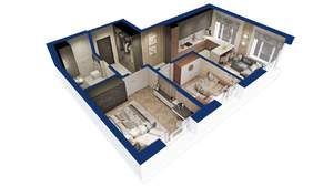 2-к квартира, вторичка, 59м2, 5/25 этаж