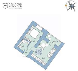 1-к квартира, вторичка, 32м2, 6/20 этаж