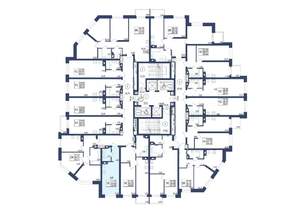 Студия квартира, строящийся дом, 24м2, 5/34 этаж