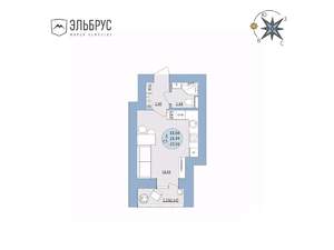 Студия квартира, вторичка, 24м2, 18/20 этаж