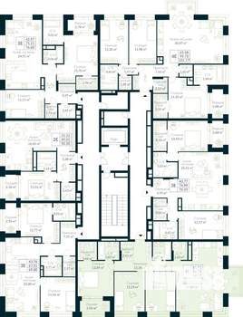 3-к квартира, строящийся дом, 98м2, 4/10 этаж