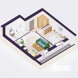 2-к квартира, вторичка, 41м2, 13/20 этаж