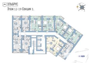 Студия квартира, вторичка, 25м2, 16/20 этаж