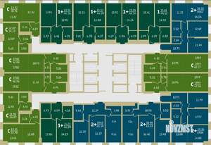 1-к квартира, вторичка, 44м2, 29/32 этаж