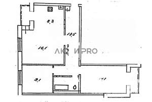 3-к квартира, вторичка, 66м2, 3/9 этаж