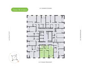 2-к квартира, вторичка, 72м2, 18/18 этаж