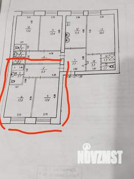 2-к квартира, вторичка, 45м2, 5/9 этаж