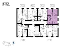 3-к квартира, вторичка, 60м2, 8/25 этаж