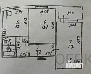 2-к квартира, вторичка, 50м2, 12/12 этаж