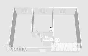 2-к квартира, вторичка, 45м2, 1/5 этаж