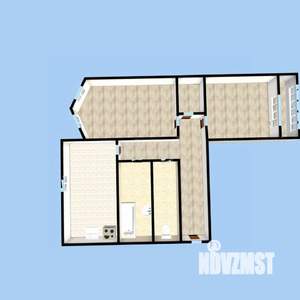 2-к квартира, вторичка, 60м2, 1/9 этаж