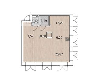 2-к квартира, вторичка, 65м2, 6/10 этаж