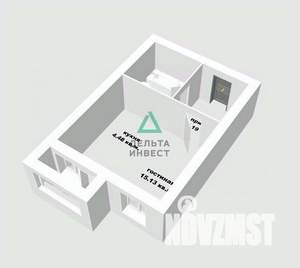 Студия квартира, вторичка, 30м2, 22/25 этаж