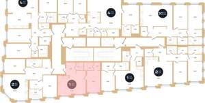 1-к квартира, вторичка, 56м2, 2/7 этаж