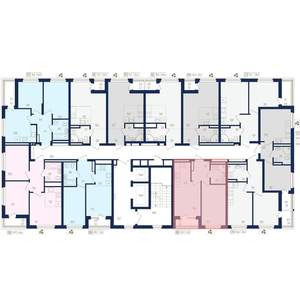 2-к квартира, вторичка, 37м2, 3/22 этаж