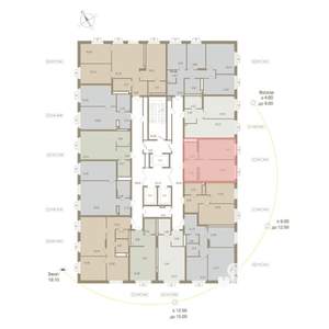 1-к квартира, вторичка, 39м2, 10/20 этаж