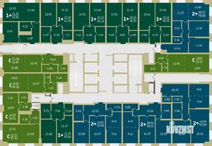 2-к квартира, строящийся дом, 90м2, 3/32 этаж
