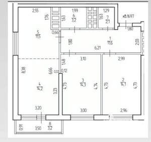 3-к квартира, вторичка, 73м2, 3/26 этаж