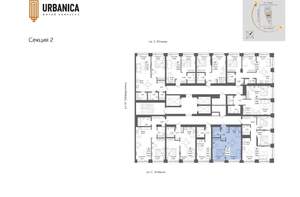2-к квартира, вторичка, 45м2, 7/32 этаж