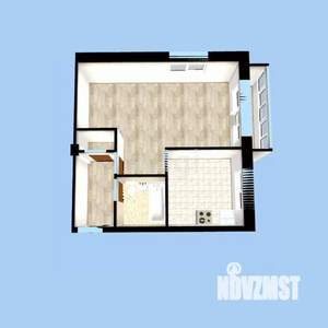 1-к квартира, вторичка, 30м2, 5/5 этаж