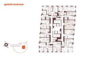 2-к квартира, вторичка, 57м2, 27/32 этаж