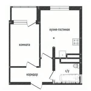 1-к квартира, вторичка, 37м2, 9/23 этаж