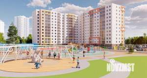 2-к квартира, строящийся дом, 54м2, 13/25 этаж