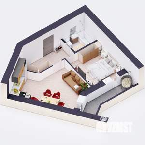 2-к квартира, вторичка, 47м2, 18/20 этаж