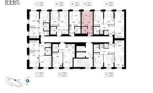 1-к квартира, вторичка, 24м2, 2/13 этаж