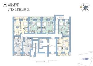 2-к квартира, вторичка, 43м2, 1/20 этаж