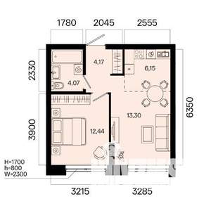 2-к квартира, вторичка, 40м2, 7/31 этаж