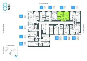 2-к квартира, вторичка, 46м2, 9/20 этаж